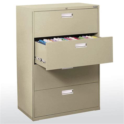 36 w 4-drawer steel lateral file cabinet|36 metal lateral file cabinet.